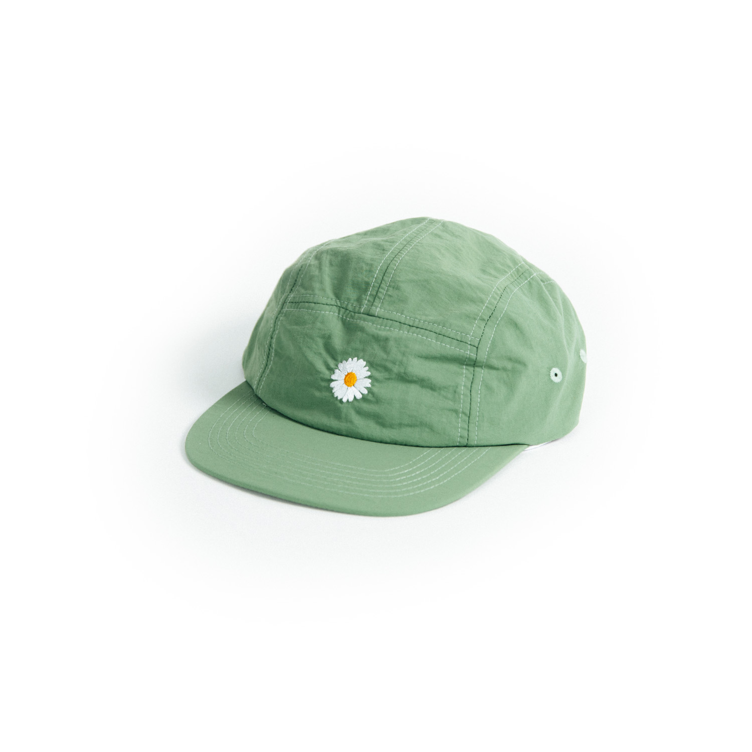 Gorra Nylon 5 Panel Daisy Grass Green
